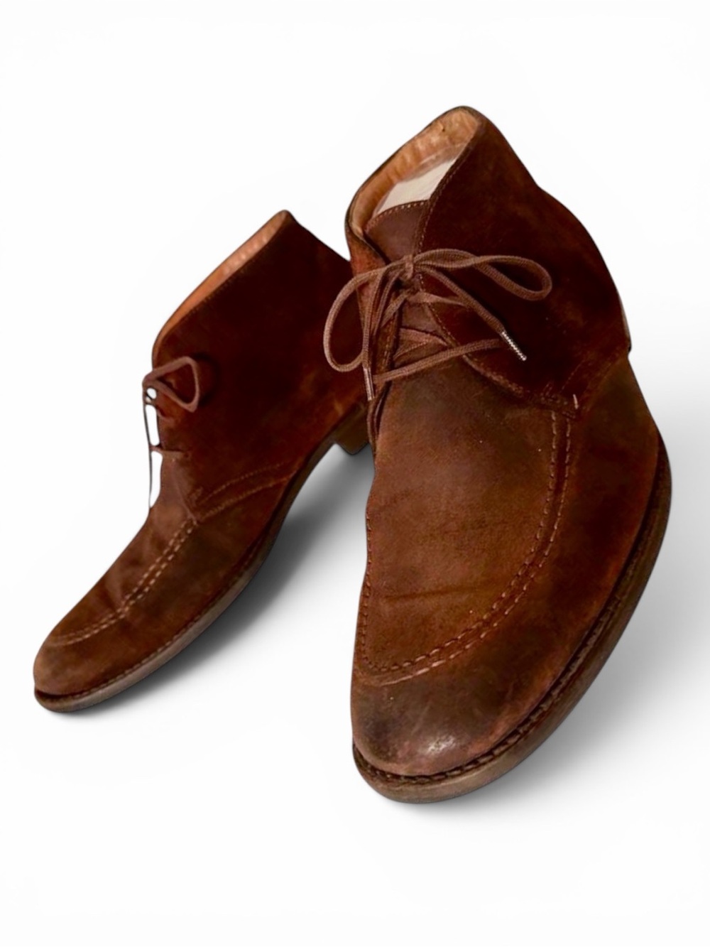 Johnston & Murphy Leather Moc Toe Chukka Boots Men’s 9.5M Brown